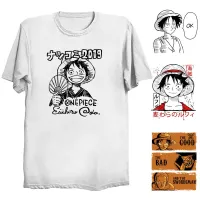 ลิง D Luffy T เสื้อ One Piece Anime เสื้อยืด90S กัปตันโจรสลัดการ์ตูน Tshirt ผ้าฝ้าย Onepiece ฟางหมวกเสื้อ