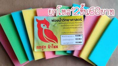 ฟองน้ำฉาบปูน หนา 6 หุน(3/4”) 12แผ่น60บาท สินค้าเกรดA (Sponges for hardware at (3/4”))