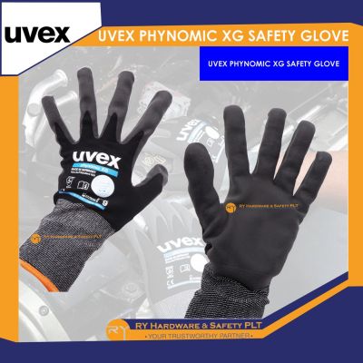 Uvex PHYNOMIC XG SAFETY GLOVE ถุงมือกลไก เพื่อความปลอดภัย