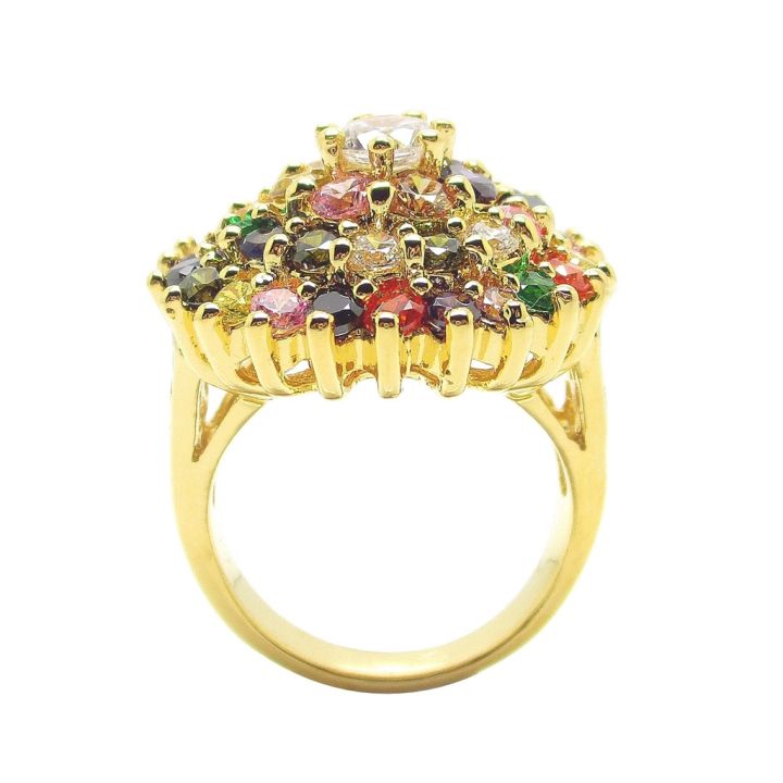 แหวนผู้หญิงมินิมอล-แหวนผู้หญิงแฟชั่น-แหวนหลากสี-พลอยทับทิม-พลอยสีเขียว-พลอยสีแดง-พลอยสีชมพู-ชุบทอง-ชุบทองแท้-บริการเก็บเงินปลายทาง