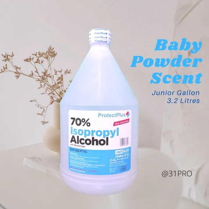 ProtectPlus 70 Isopropyl Alcohol Junior Gallon Baby Powder Scent (3.2