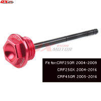 CNC CRF เครื่องยนต์โลหะผสมน้ำมัน Dipstick กรองปลั๊ก Fit CRF250R 04-09 CRF250X 04-14 CRF450X 05-14 Dirt Bike Motorcross รถจักรยานยนต์