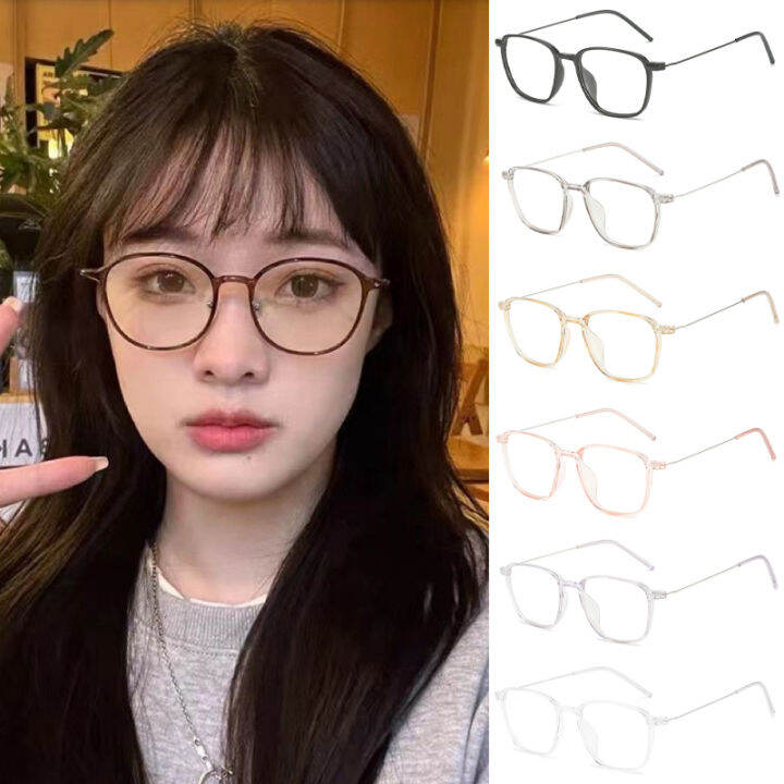 Unisex Square Frame Retro Antiblue Light Glasses Simple Personality