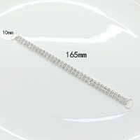 Hot sale 6 Pc 165MM shiny silver Bikini Rhinstone connector metal chain bikini decorstion crystal swimwear swimsuit connector