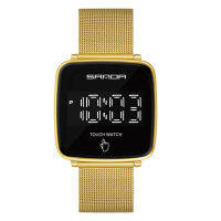 SANDAWATCH นาฬิกาข้อมือผู้ชายหญิว  Digital Touch Watch ระบบสัมผัส  รุ่น SW8009 พร้อมกล่องเหล็กเท่ห์ๆ