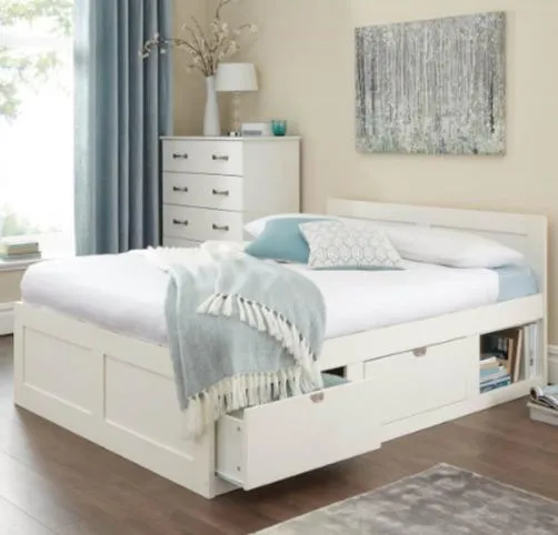 Bed Frame With Storage Drawers, Elevated Twin Bed Frames With Storage Drawers In Philippines