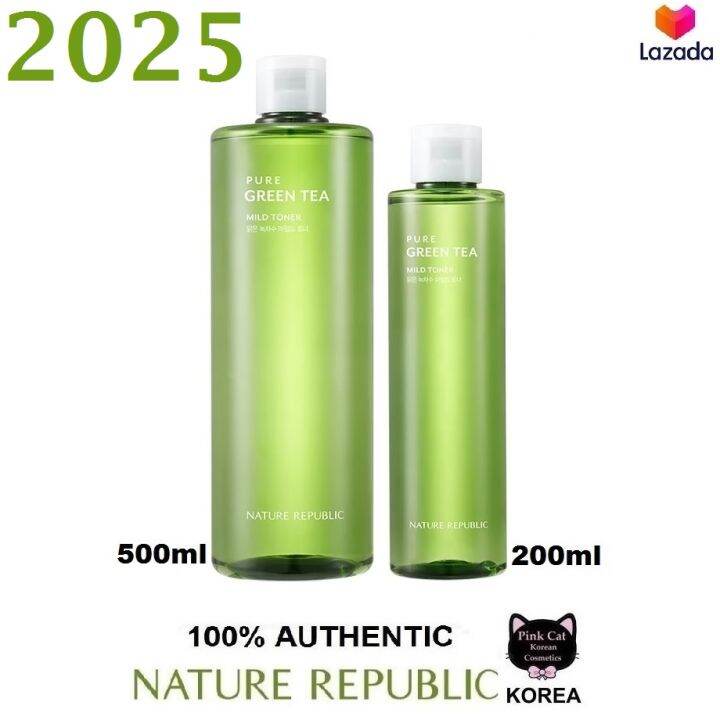 Korean Cosmetics NATURE REPUBLIC Pure Green Tea Mild Toner Special Set
