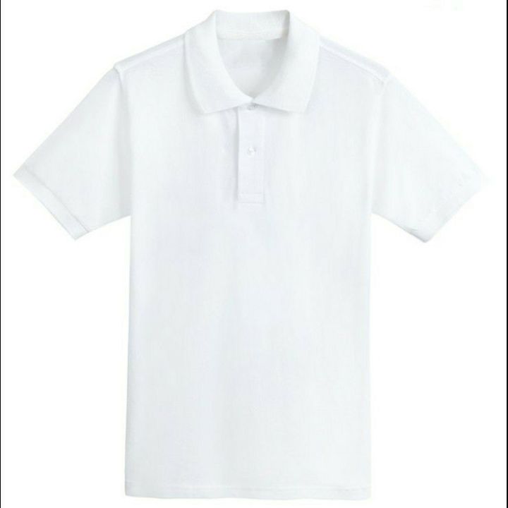 เสื้อโปโลสีขาว-เสื้อคอปก-polo-st02-white