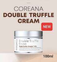 ?️ EXP : 2026.01.12 Coreana Double Truffle Cream 100ml Lifting/Anti-Aging Moisturizing ดับเบิ้ลเห็ดทรัฟเฟิลขาว สูตรเข้มข้น ช่วยยกกระชับผิว / ต่อต้านริ้วรอย / ต่อต้านสิว