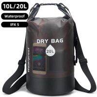 HOT★กระเป๋ากันน้ำ10L 20L Storage Pack สำหรับว่ายน้ำ Trekking ล่องแก่งพายเรือคายัคล่องแก่ง Drybags กระเป๋าเป้สะพายหลัง XD117Y