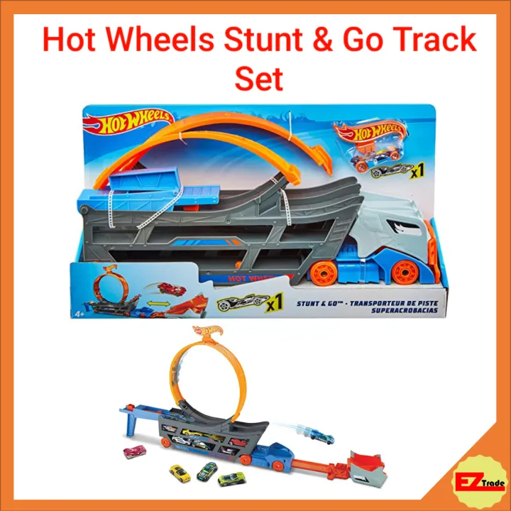 hot wheels stunt and go track set