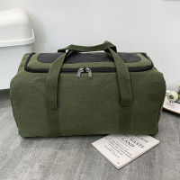 New Canvas Travel Bag For Men Solid Durable Handbag Outdoor Sports Storage Luggage Backpack Travel Carry Luggage Bags