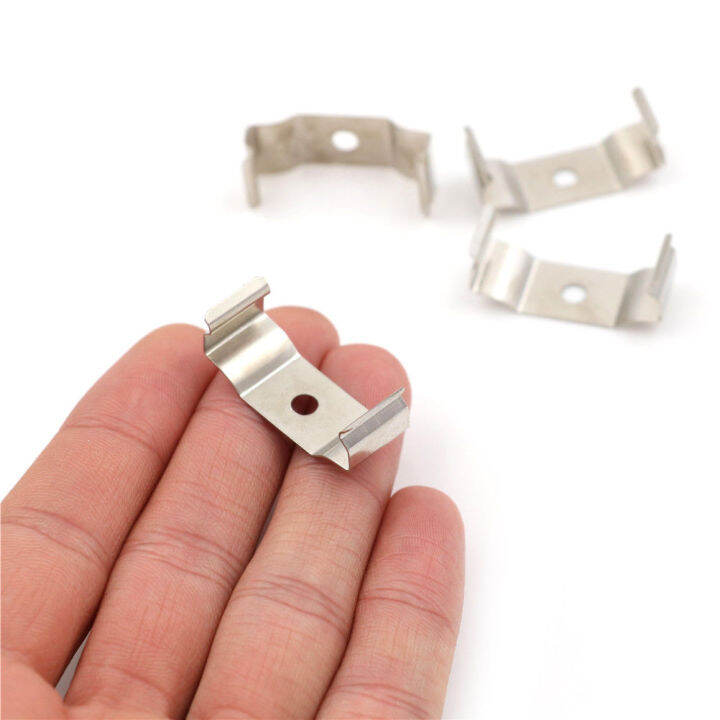 4Pcs Stainless Iron T8 Fluorescent Tube Mounting cket Clips Fix