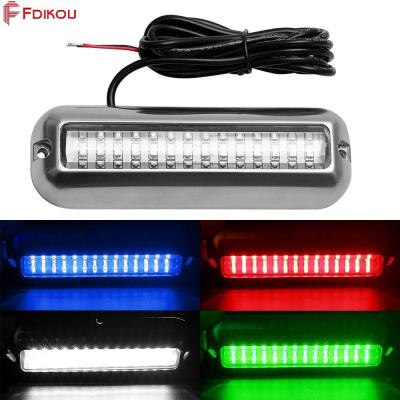 Fdikou ใหม่สแตนเลส 42led สีขาว/สีฟ้าใต้น้ำทะเลโป๊ะ/เรือกรอบวงกบไฟอุปกรณ์เสริมที่มีคุณภาพสูง