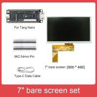 For Sipeed Tang Nano 9K Gaoyun FPGA Development Board+7 Inch Screen+2.54mm Pin Header GW1NR-9 RISC-V RV Kit