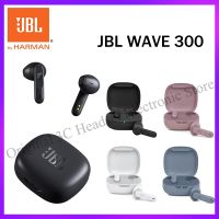 ต้นฉบับ JBL เวฟ300TWS หูฟังสเตอริโอหูฟังไร้สายหูฟังบลูทูธเสียงเบสชุดหูฟังพร้อมไมโครโฟนเวฟ300