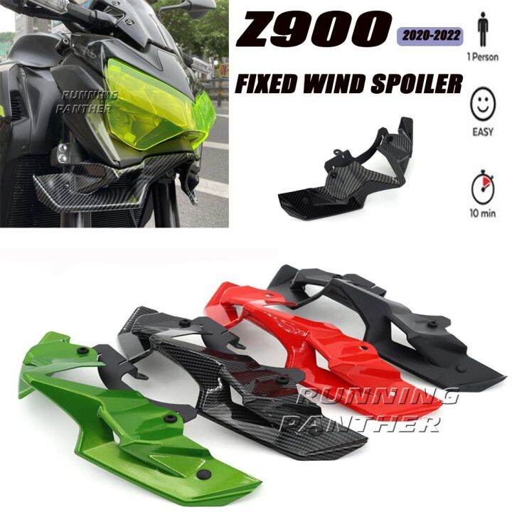 New Z Motorcycle Essories Naked Front Spoiler Winglet Aerodynamic Wing Kit Spoiler For