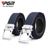 ❡▦⊕ PGM Golf Belt Mens 2023 Stretch Elastic Knitted Belt Gift Box Pants with First Layer Cowhide Sports Belt