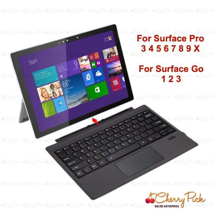 Bluetooth Keyboard For Microsoft Surface Pro 3 4 5 6 7 8 9 X Go 1 2 3