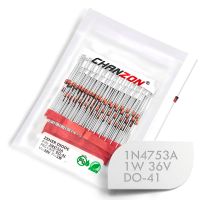 【♘COD Free Cas♘】 lihongtaot ซีเนอร์ไดโอด1n4753 1n4753a 1 W 36 V Do-41แกน Do-204al 1วัตต์36โวลต์ใน In4753a 1n 100ชิ้น