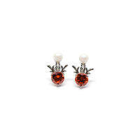 Fyne Fories Rudolph Non-Piercing Earrings ♡ ต่างหูหนีบรูดอล์ฟ กวางเรนเดียร์จมูกแดง ♡ fynefories ?? Christmas Special