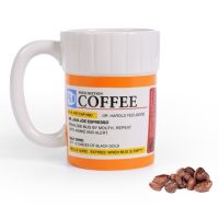 hotx【DT】 cup Medicine Bottle Mug Pot Office Set espresso cups  for Families