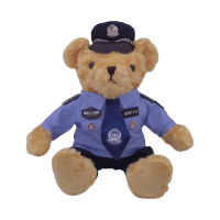 ตุ๊กตาหมีตำรวจตุ๊กตาของเล่นของขวัญสร้างสรรค์ตุ๊กตาหมีตำรวจจราจรตุ๊กตาหมีไฟน่ารักของขวัญตุ๊กตาหมี hot