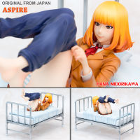 Model โมเดล ของแท้ 100% Aspire จากการ์ตูนเรื่อง Prison School โรงเรียนคุกนรก Hana Midorikawa ฮานะ มิโดริคาวะ + bed เตียงนอน 1/7 ชุดนักเรียน Ver Original from Japan Figure ฟิกเกอร์ Anime ของขวัญ อนิเมะ การ์ตูน มังงะ คอลเลกชัน สั่งและนำเข้าจากญี่ปุ่น manga