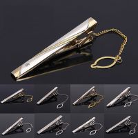 【HOT】▼❡﹍ New Silvery Tie Clip Men Classic Alloy Bar Enamel Collar Pin Business Corbata