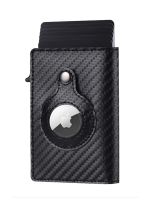 Bfhn Gebwolf กระเป๋าสตางค์ชาย Apple ID เครดิตคาร์บอนไฟเบอร์ซองใส่บัตร Rfid ที่ใส่บัตรแบบบาง