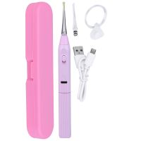 【cw】 Ear Pick Wax Remover Kids Cleaner Curette Earwax Electric Led Flashlight Picks Children Cleaning Rechargeabletool