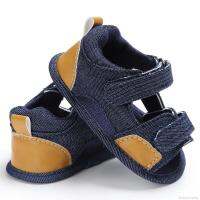 READY STOCK Baby Boy Sandals Casual Cotton Bottom Anti-Slip Toddler Shoe Summer Soft Walking Shoes Prewalkers