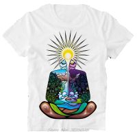 T-Shirt Meditation Chakra India Goa Yoga Spiritual Conscious Tree Of Lifecool Casual Pride Fashion Tshirt Tees