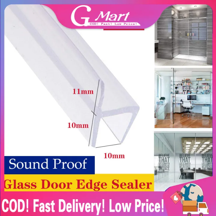 【H Shape】3M 10mm Bath Shower Screen Door Seal Strip of 50cm 4 to 12mm