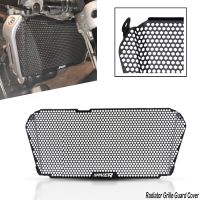 ☾♝หน่วยป้องกันหม้อน้ำสำหรับ Aprilia Dorsoduro 750 Shiver SL 750 2007-2017 Shiver 900 ABS E4กระจังหน้า2018-23ตัวป้องกันเครื่องนำความร้อนฝาครอบป้องกัน