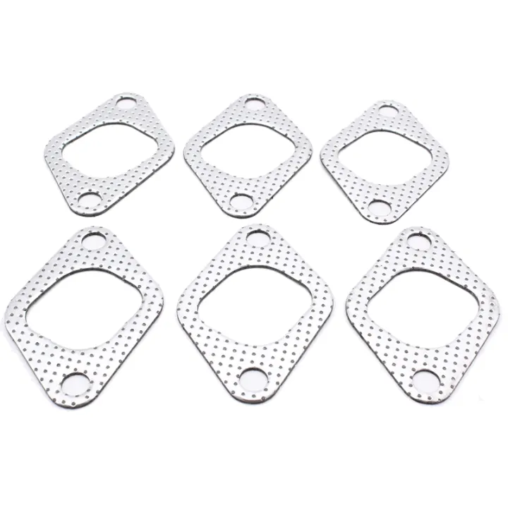 6Pcs Extractor / Exhaust Manifold Gasket Set for GQ GU Nissan Patrol 4