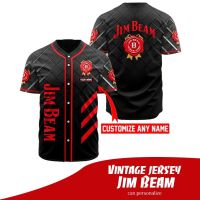 2023 New Vintage Jersey Jim Beam personalized - Jersey baseball - Sport fashion - Baseball Tshirt - for men, women, unisex
