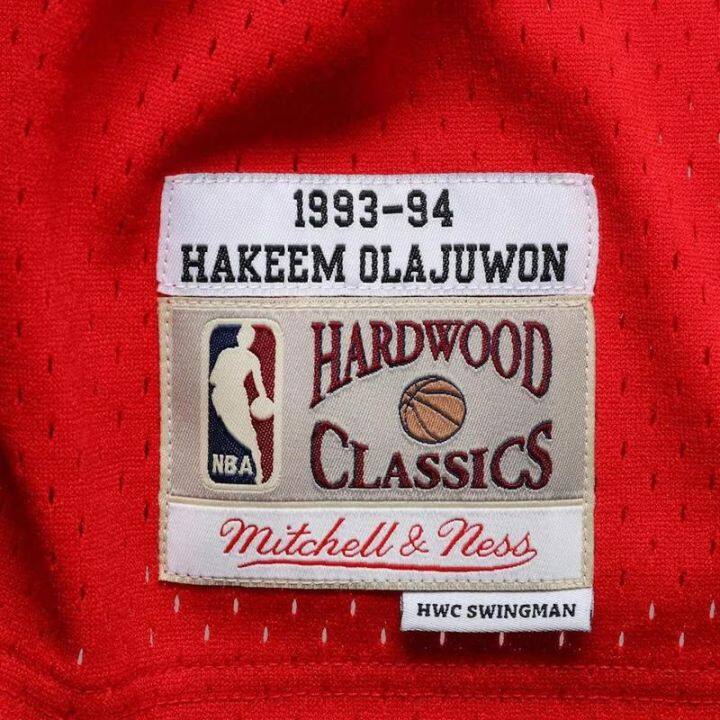 เสื้อยืด-ลาย-nba-houston-rockets-hakeem-oolajuwon-mitchell-amp-ness-1996-97-สําหรับผู้ชาย