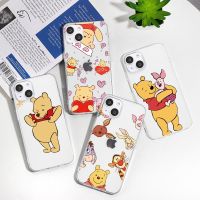 [Beike electronic] น่ารัก Winnie The Pooh Case สำหรับ Samsung Galaxy S8 S9 S10 S10e S20 S21 FE S22 Plus M31 M32 M52หมายเหตุ8 9 10 Lite 20 Ultra Soft Shell