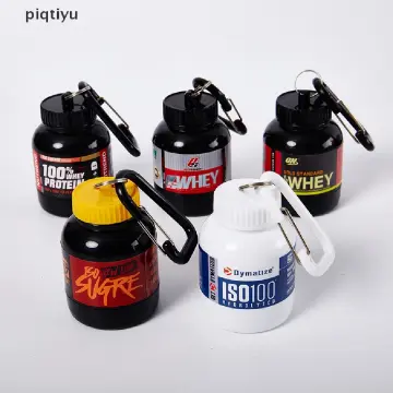 Dropship Mini Portable Protein Powder Bottles With Keychain Health