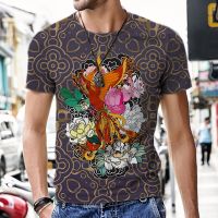 2022 Summer Fashion 3D Printed Abstract dragon totem Male/Female 3D Style T-shirt Street Personality Trend Loose Oversize Tops