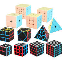 Moyu Meilong 3x3x3 4x4x4 Professional Magic Cube สติกเกอร์คาร์บอนไฟเบอร์ Speed Cube ปริศนาสแควร์ของเล่นเพื่อการศึกษาเด็ก-fhstcjfmqxjkf