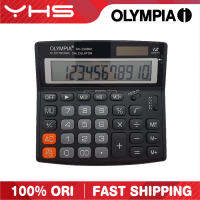 เครื่องคิดเลข Olympia DX-220DM 12หลักพร้อมแบตเตอรี่พลังงานคู่ + พลังงานแสงอาทิตย์และหน้าจอขนาดใหญ่