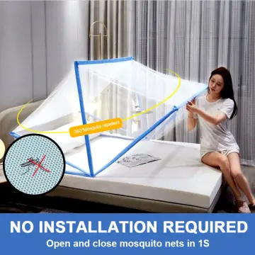 Shop Foldable Mosquito Net 1.8 King/1.5 Queen Bed Size Decor Home Living  Cover Portable Self Stand Bedroom Sleeping Kulambo Net Family Size Mosquito  Net For Baby with great discounts and prices online 