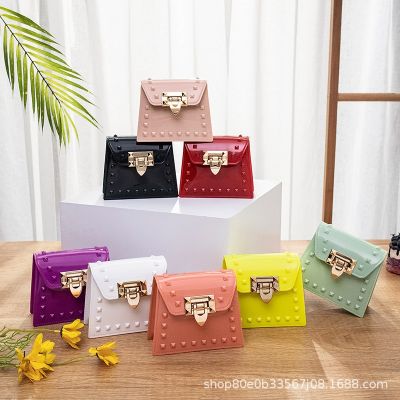 [COD] Foreign trade womens bag wholesale 2021 fashion women Guangzhou manufacturers foreign ladies shoulder jelly