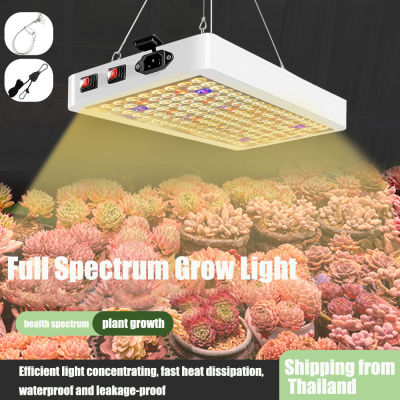 LED ไฟปลูกต้นไม้ 1000W Plant Grow Lights เต็มสเปกตรัมเติบโตแสง ไฟปลูกต้นไม้ บโตของพืชควอนตัมเรืองแสง 180 ° เหมาะสำหรับปลูกต้นกล้าผักเรือนกระจก