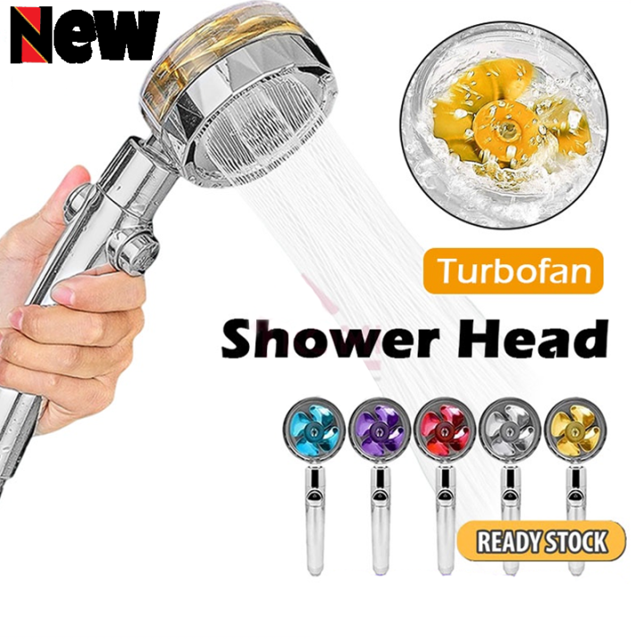Showerheads Bathroom Shower Propeller Head Can Rotate 360 Degrees With