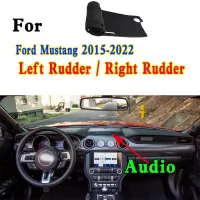 สำหรับ2015-2022 Ford Mustang GT350 GT500 Mk6อุปกรณ์ตกแต่งภายในรถ Dashboard ฝาครอบแผงหน้าปัด Dash Mat ป้องกัน Pad