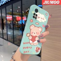 เคส JIUMOO สำหรับ Xiaomi Redmi Note 11 Note 11S เคสโทรศัพท์ลายการ์ตูนแองเจิ้ลแบร์เคสขอบซิลิโคนของเหลวแบบนิ่มของแท้เคสตัวปกป้องกล้องถ่ายรูปเลนส์คลุมทั้งหมดเคสฝาหลังเคสนิ่ม