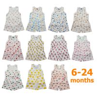 BABYKIDS95 ชุดเด็ก 6-24เดือน เสื้อผ้าเด็ก เสื้อกล้าม + กางเกงขาสั้น Tank Top+Short Clothes Set for Toddler